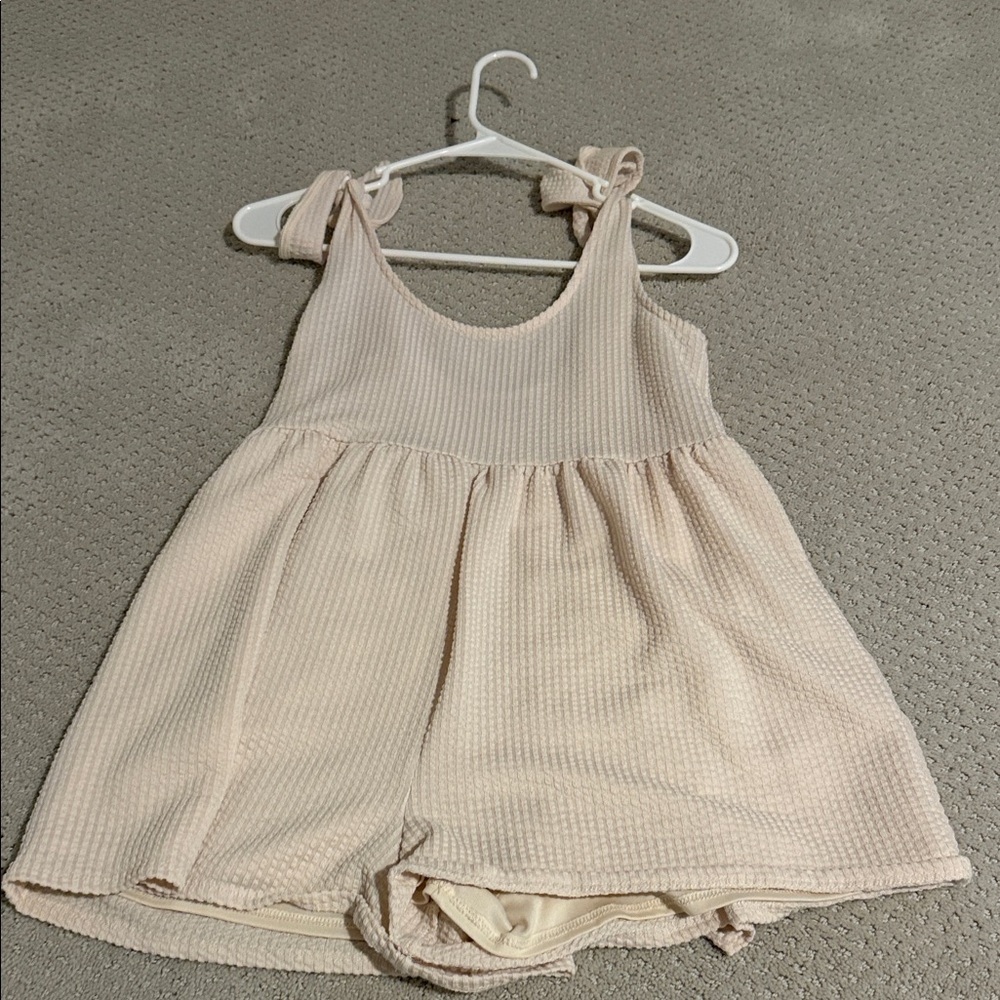 Urban Outfitters Cream Mini Dress/romper
